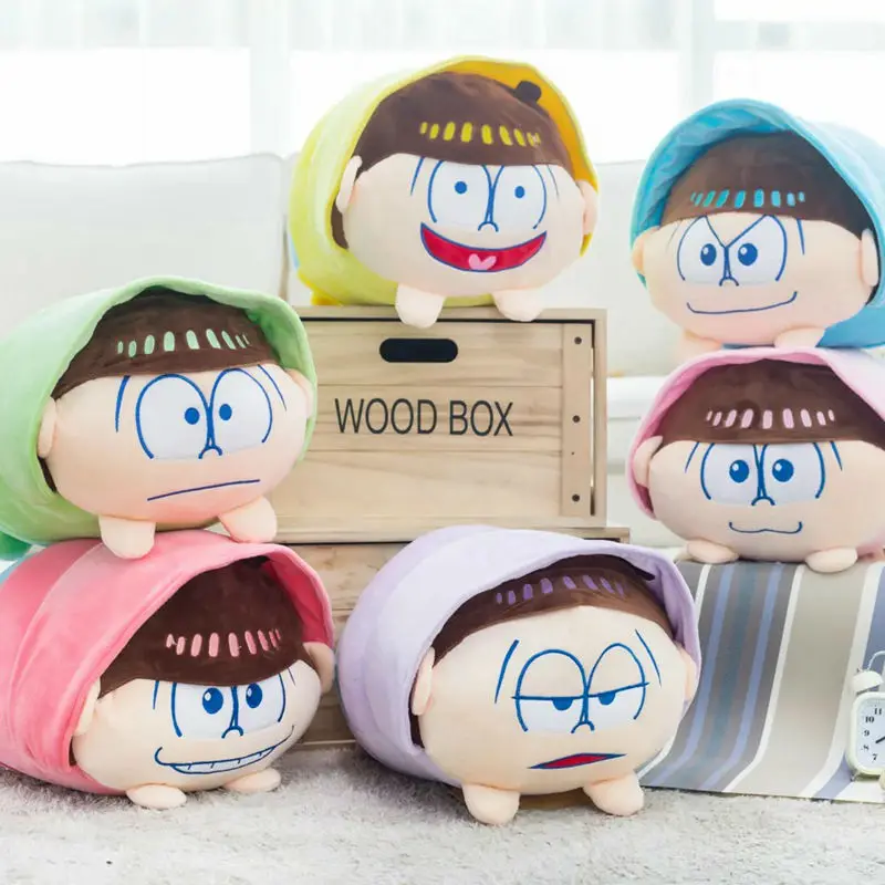 Anime Osomatsu-san plush toys Mr Matsuno Osomatsu Karamatsu Choromatsu Ichimatsu Jyushimatsu plush pillow cushions free shipping
Anime Osomatsu-san plush toys Mr Matsuno Osomatsu Karamatsu Choromatsu Ichimatsu Jyushimatsu plush pillow cushions free shipping