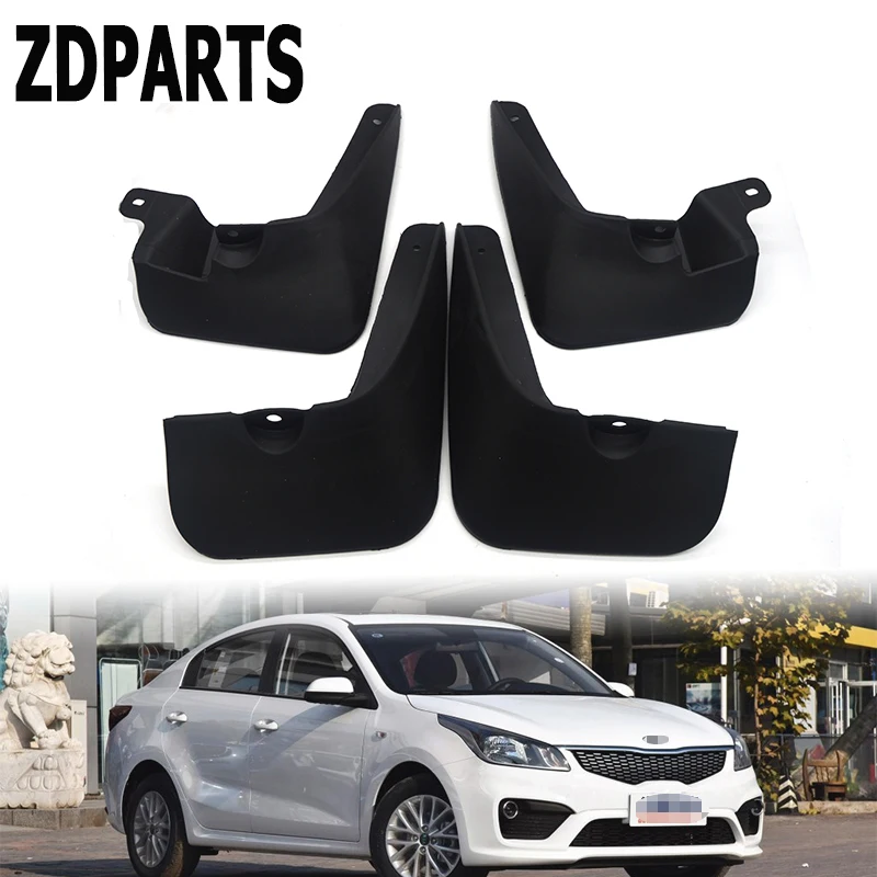 ZDPARTS автомобильные передние и задние брызговики для 2006 2007 2008 2009 KIA RIO 4 дверный