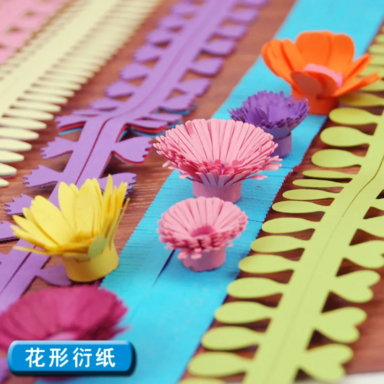 18PCS Color flower paper rolling stereo DIY 9colors handmade paper quilling material
18PCS Color flower paper rolling stereo DIY 9colors handmade paper quilling material