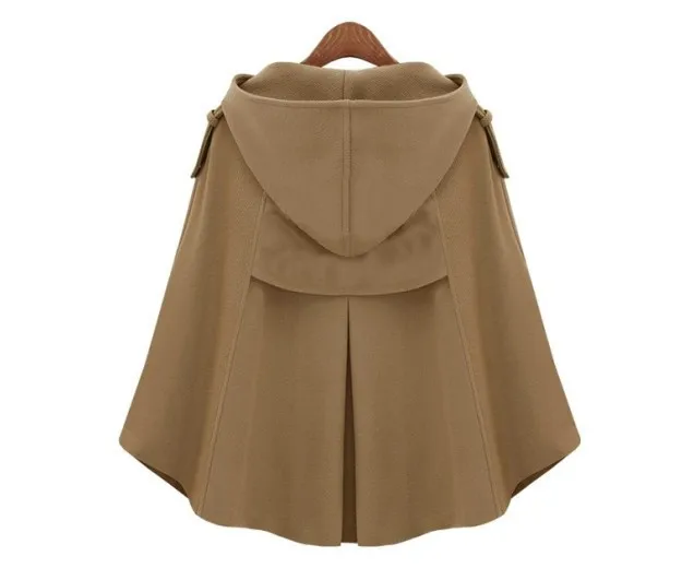 2018 New Autumn Winter Fashion Women Hooded Outwear Batwing Sleeve Female Shawl Cape Elegant Woman Woolen Jacket Coats Blue
2018 New Autumn Winter Fashion Women Hooded Outwear Batwing Sleeve Female Shawl Cape Elegant Woman Woolen Jacket Coats Blue