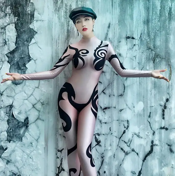 Europe and the United States new nightclub bar sexy steel pipe acrobatics tight jumpsuit dj female singer gogo costume
Europe and the United States new nightclub bar sexy steel pipe acrobatics tight jumpsuit dj female singer gogo costume