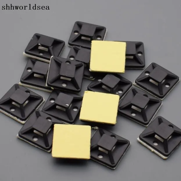 shhworldsea 20mm*20mm 100pcs black Zip Tie car Cable Wire Removable Self Adhesive Wall Holder Mount Clip/Clamp
shhworldsea 20mm*20mm 100pcs black Zip Tie car Cable Wire Removable Self Adhesive Wall Holder Mount Clip/Clamp