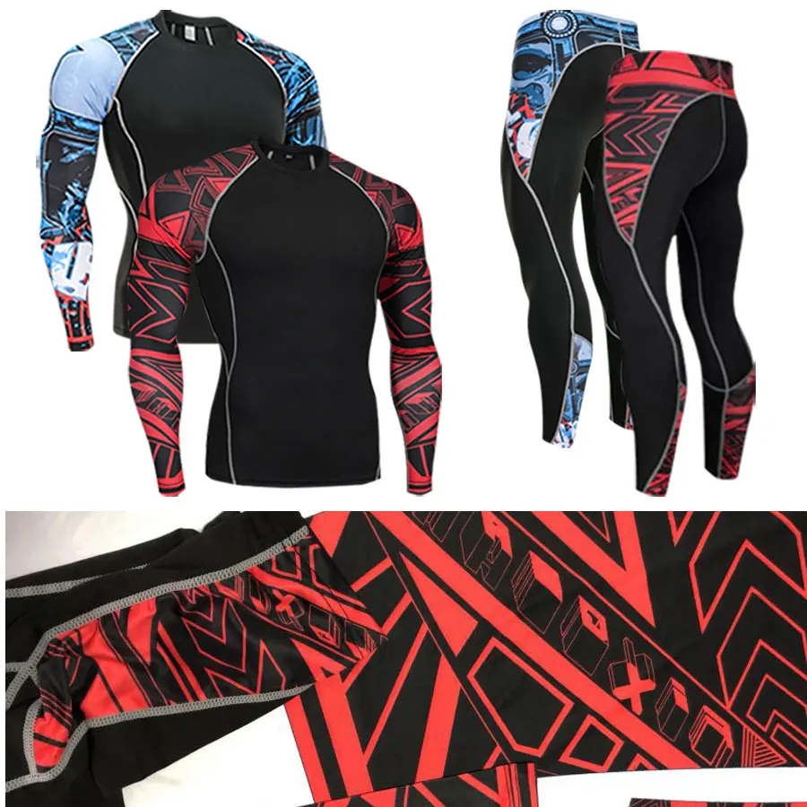2018 NEW Mens Compression Set Running Tights Workout Fitness Training Tracksuit Long Sleeve Shirts Sport Suit rash guard kit 4xl
2018 NEW Mens Compression Set Running Tights Workout Fitness Training Tracksuit Long Sleeve Shirts Sport Suit rash guard kit 4xl