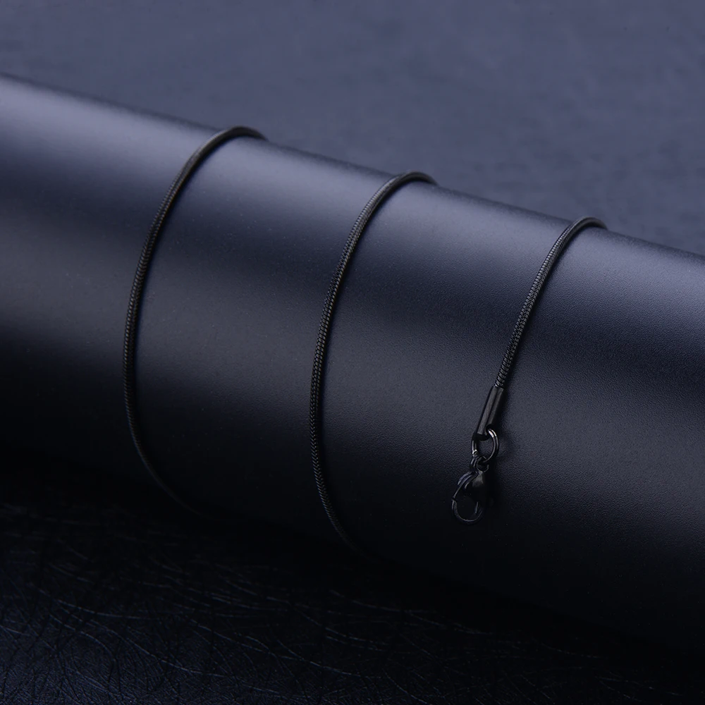 Wholesale 316L stainless steel 1.2MM gold black color snake chain necklace fashion women jewelry Fit pendant length 45+5CM
Wholesale 316L stainless steel 1.2MM gold black color snake chain necklace fashion women jewelry Fit pendant length 45+5CM