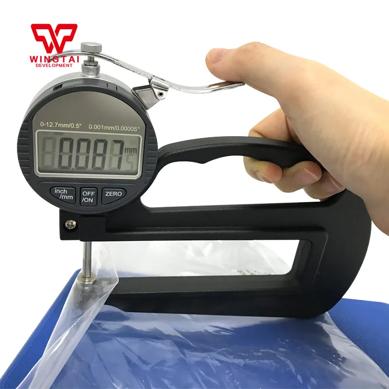 0-10mm BY03 Electronic Micrometer Digital Thickness Meter Gauge For Paper,Leather,Plastic Film Thickness Measuring Tool
0-10mm BY03 Electronic Micrometer Digital Thickness Meter Gauge For Paper,Leather,Plastic Film Thickness Measuring Tool