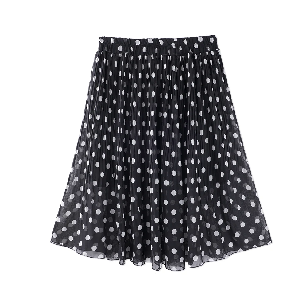 Neatie kiddie Polka Dot Print Women Skirt Elegant Summer Streetwear Casual Chiffon Skirt Ladies OL A-line Skirt
Neatie kiddie Polka Dot Print Women Skirt Elegant Summer Streetwear Casual Chiffon Skirt Ladies OL A-line Skirt