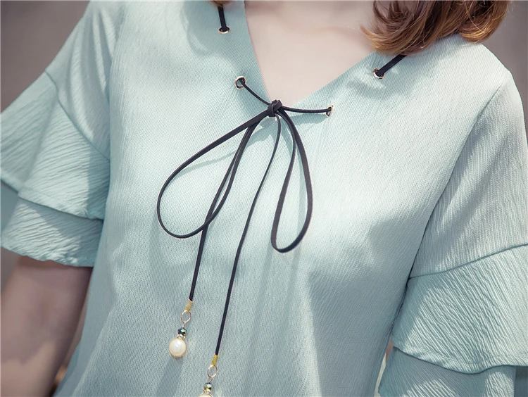 2019 Women blouse Shirt Bow Chiffon Shirt Solid office Top Summer Workwear Elegant Loose Plus size blusas mujer de moda 4551 50
2019 Women blouse Shirt Bow Chiffon Shirt Solid office Top Summer Workwear Elegant Loose Plus size blusas mujer de moda 4551 50