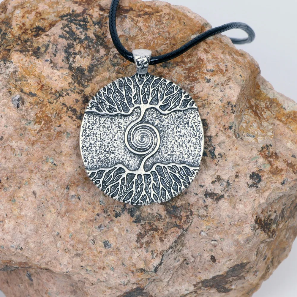 Ожерелье с подвеской в виде дерева жизни вдохновленного йогой Kybalion как показано