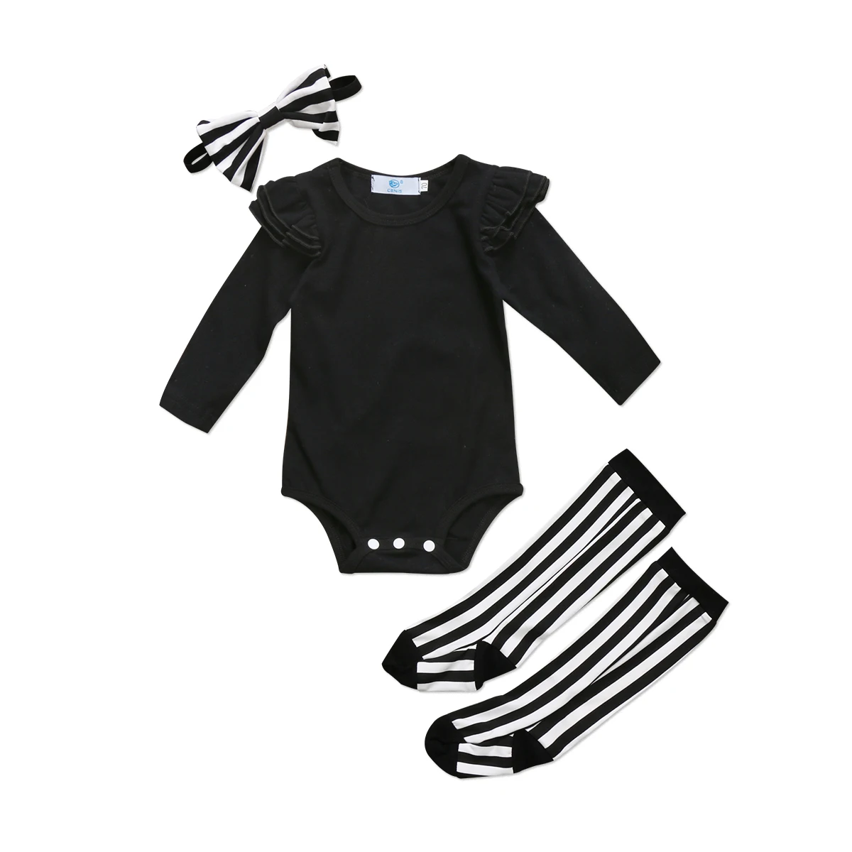 pudcoco Baby Girl boy black Bodysuits + stocking Headband Outfits bebe girls boys kids Bodysuit Clothes Set
pudcoco Baby Girl boy black Bodysuits + stocking Headband Outfits bebe girls boys kids Bodysuit Clothes Set