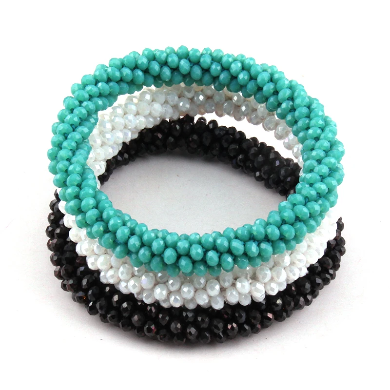 Fashion Jewelry Bracelet Beautiful 2mm Glass Crystal Elastic Bracelets 6pc different color/lot
Fashion Jewelry Bracelet Beautiful 2mm Glass Crystal Elastic Bracelets 6pc different color/lot