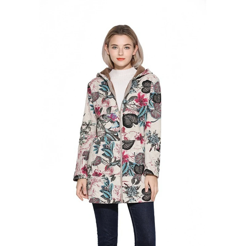SWYIVY Hooded Coat Women Winter 2019 Velvet Fur Warm Long Coat For Woman Retro Flower Windbreaker Female Outwear Elegant Coats
SWYIVY Hooded Coat Women Winter 2019 Velvet Fur Warm Long Coat For Woman Retro Flower Windbreaker Female Outwear Elegant Coats