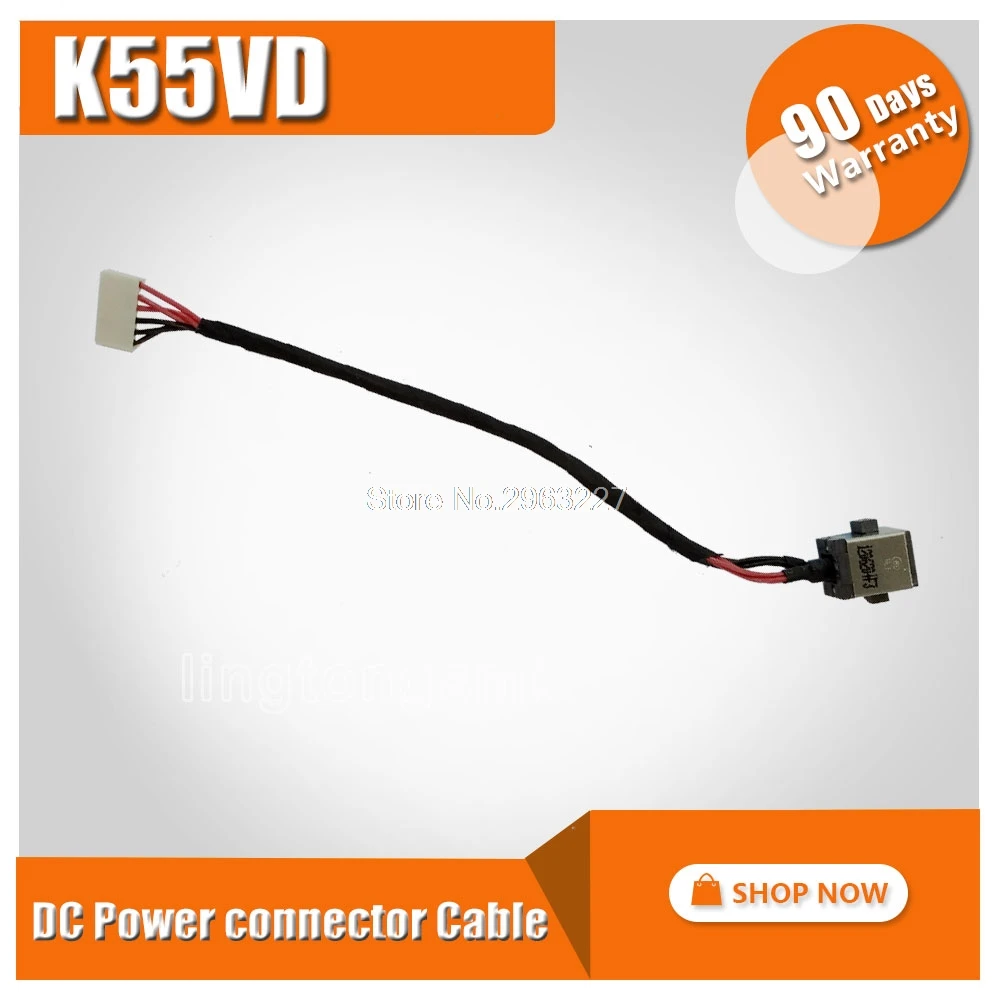 Оригинальный новый ноутбук AC DC разъем питания кабель провод розетка для For Asus K55 K55A U57 U57A K55N K55D K55DE K55DR A55D K55V K55V
Оригинальный новый ноутбук AC DC разъем питания кабель провод розетка для For Asus K55 K55A U57 U57A K55N K55D K55DE K55DR A55D K55V K55V