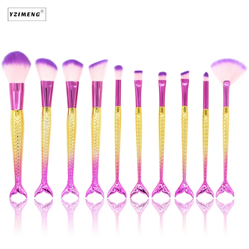 10Pcs Mermaid Makeup Brush Soft Big Loose Powder Fan Blush Brush Cosmetic Tools Kit Makeup Brush Eyeshadow Eyebrow Make Up Tools
10Pcs Mermaid Makeup Brush Soft Big Loose Powder Fan Blush Brush Cosmetic Tools Kit Makeup Brush Eyeshadow Eyebrow Make Up Tools
