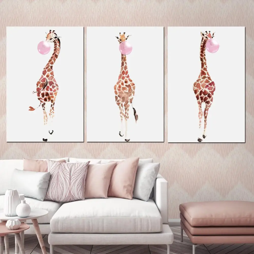 Pink Cute Giraffe Nordic Poster Modern Art Wall Painting Wall Picture Art Posters and Prints Scroll Canvas Painting Decoration
Pink Cute Giraffe Nordic Poster Modern Art Wall Painting Wall Picture Art Posters and Prints Scroll Canvas Painting Decoration