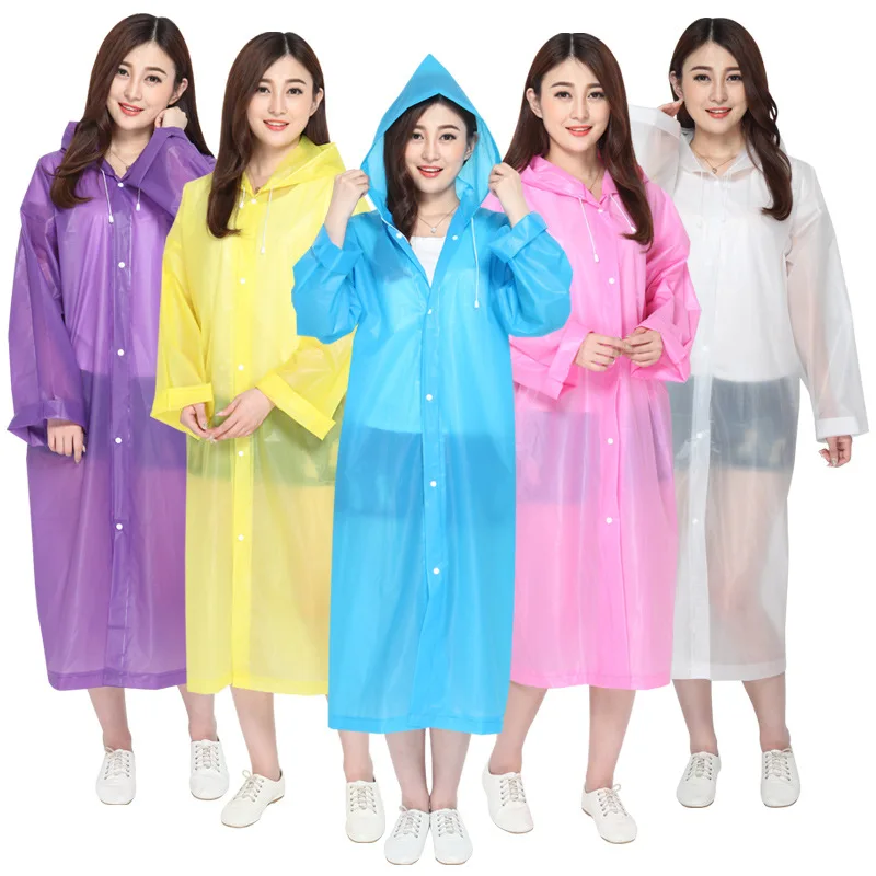 Non-disposable Fashion Eva Transparent Hooded Raincoat Full Body Set Adult Female Rainproof Tools Outdoor Sports
Non-disposable Fashion Eva Transparent Hooded Raincoat Full Body Set Adult Female Rainproof Tools Outdoor Sports