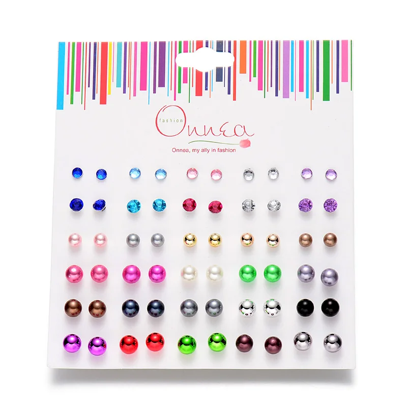 Onnea 30Pack Mix Stud Earrings Set For Woman Cute Ball Pearl Rose Flowers Small Cool Earring for Girls kids Allergy Free Jewelry
Onnea 30Pack Mix Stud Earrings Set For Woman Cute Ball Pearl Rose Flowers Small Cool Earring for Girls kids Allergy Free Jewelry