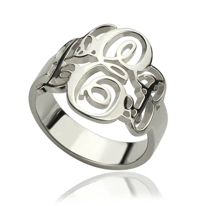 AILIN Customized Vine Monogram Ring Sterling Silver Monogrammed Initials Ring Fancy Monogram Name Ring Fall In Love Jewelry
AILIN Customized Vine Monogram Ring Sterling Silver Monogrammed Initials Ring Fancy Monogram Name Ring Fall In Love Jewelry