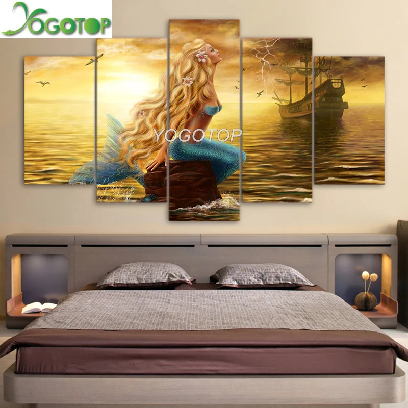 Алмазная живопись YOGOTOP для творчества, наборы для вышивки крестиком, алмазная вышивка 5D, мозаика, домашний декор, Русалка, парусник, 5 шт. ML312
Алмазная живопись YOGOTOP для творчества, наборы для вышивки крестиком, алмазная вышивка 5D, мозаика, домашний декор, Русалка, парусник, 5 шт. ML312