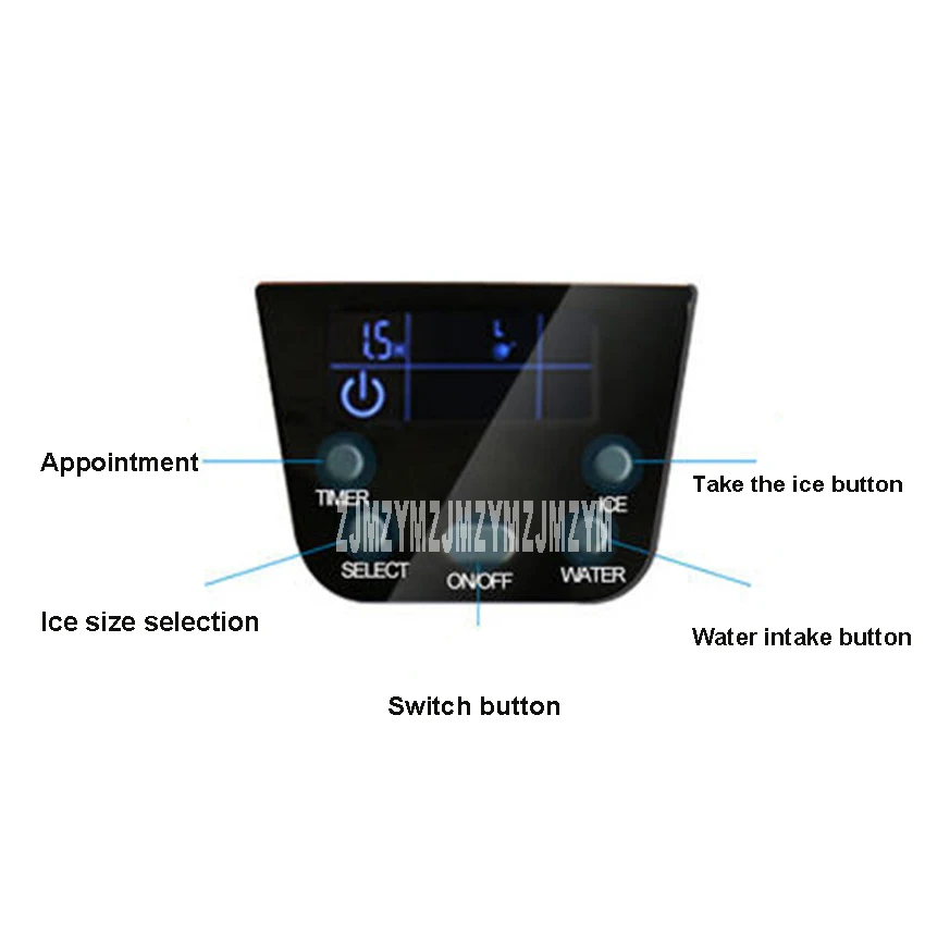 Commercial Ice Maker Small Automatic Ice Machine Large Capacity 15kg/24h Ice Machine Milk Tea Shop Home Use HZB-20E 220V/ 50Hz
Commercial Ice Maker Small Automatic Ice Machine Large Capacity 15kg/24h Ice Machine Milk Tea Shop Home Use HZB-20E 220V/ 50Hz