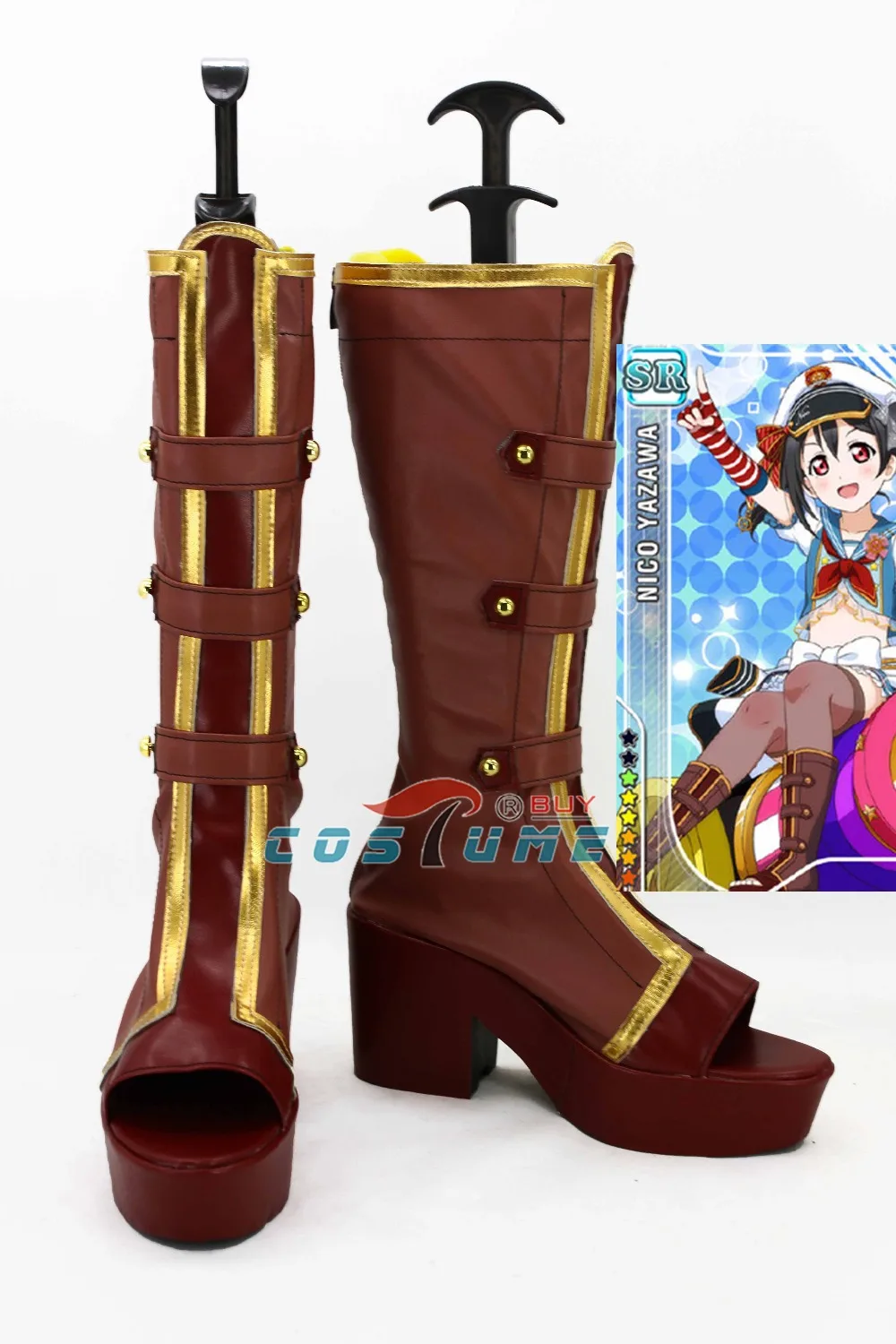 LoveLive! Love Live Nozomi Tojo Navy Halloween Sailor Cosplay Boots Costume Shoes For Women
LoveLive! Love Live Nozomi Tojo Navy Halloween Sailor Cosplay Boots Costume Shoes For Women