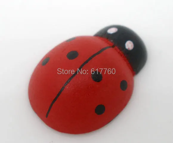 Free shipping-100 Painted Wood Ladybug Craft Ornament for Scrapbooking 19x13mm E04515
Free shipping-100 Painted Wood Ladybug Craft Ornament for Scrapbooking 19x13mm E04515