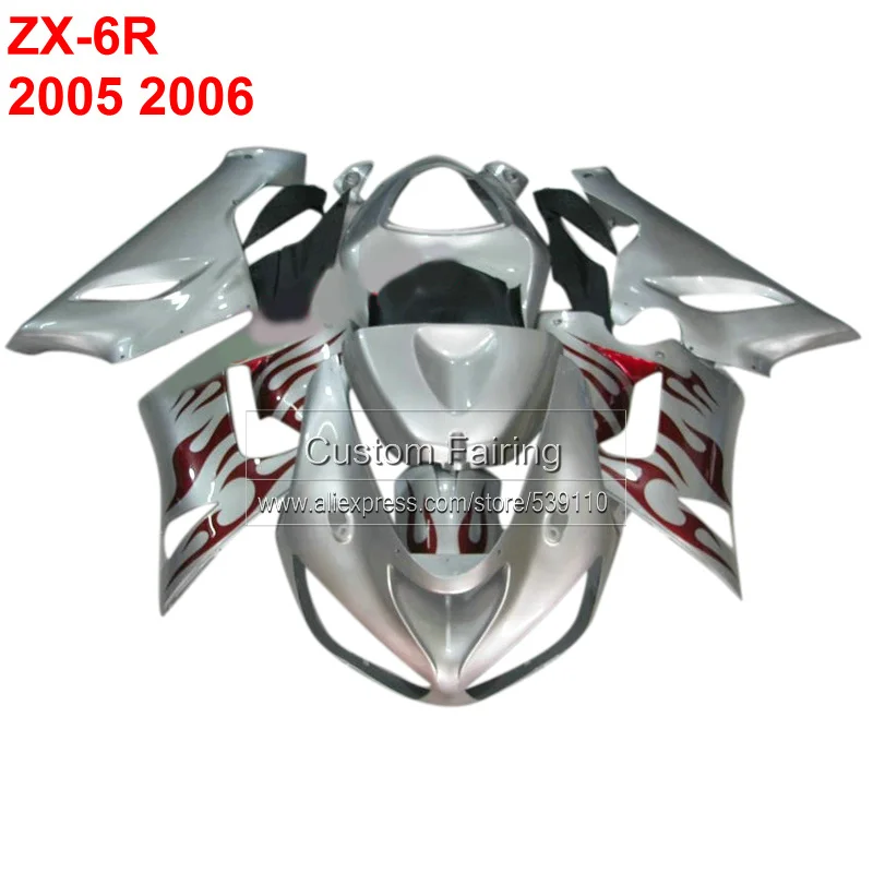 Серебристая впрыска мотоцикла обтекатель комплект для Kawasaki zx6r zx 6r Ninja 2005 2006 05 06 Обтекатели RG129
Серебристая впрыска мотоцикла обтекатель комплект для Kawasaki zx6r zx 6r Ninja 2005 2006 05 06 Обтекатели RG129