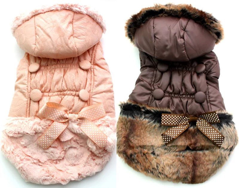 Dog Pet warm Coat Jacket Cat Puppy Hoody Winter clothes bow&buttons disign 7 sizes 2 colours
Dog Pet warm Coat Jacket Cat Puppy Hoody Winter clothes bow&buttons disign 7 sizes 2 colours