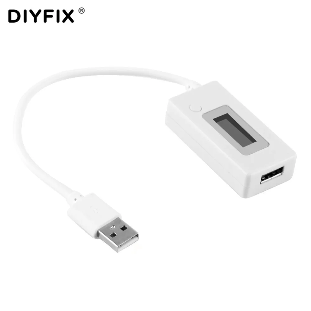 Портативный мини-тестер DIYFIX для телефона USB ЖК-экран измеритель напряжения и тока