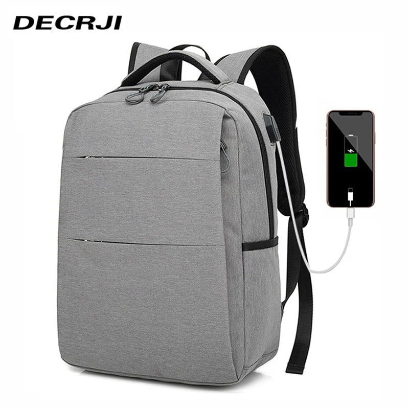 DECRJI Casual 15.6 Laptop Mens Backpack Bag Male Large Capacity Travel Backpacks Women Men Unisex Waterproof School Bag Nylon
DECRJI Casual 15.6 Laptop Mens Backpack Bag Male Large Capacity Travel Backpacks Women Men Unisex Waterproof School Bag Nylon