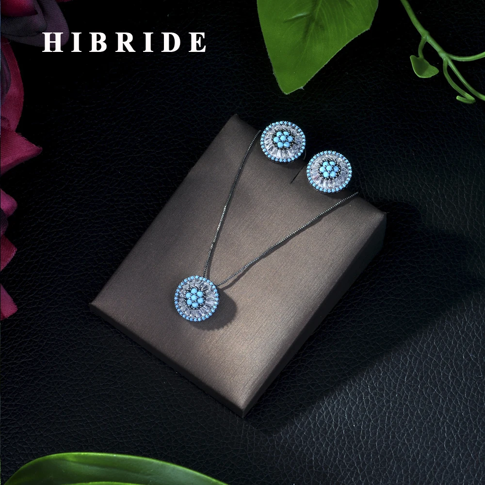HIBRIDE Luxury Flower Blossom Brazil Ring Necklace Earring Sets For Women Wedding Cubic Zircon Crystal CZ Dubai Bridal Jewelry
HIBRIDE Luxury Flower Blossom Brazil Ring Necklace Earring Sets For Women Wedding Cubic Zircon Crystal CZ Dubai Bridal Jewelry