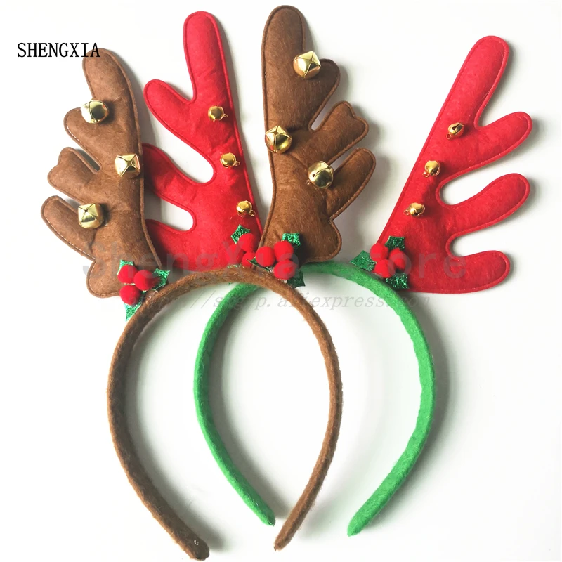 New Christmas bells antlers headbands Classic explosions popular festival supplies Children's cute selling cute show props
New Christmas bells antlers headbands Classic explosions popular festival supplies Children's cute selling cute show props
