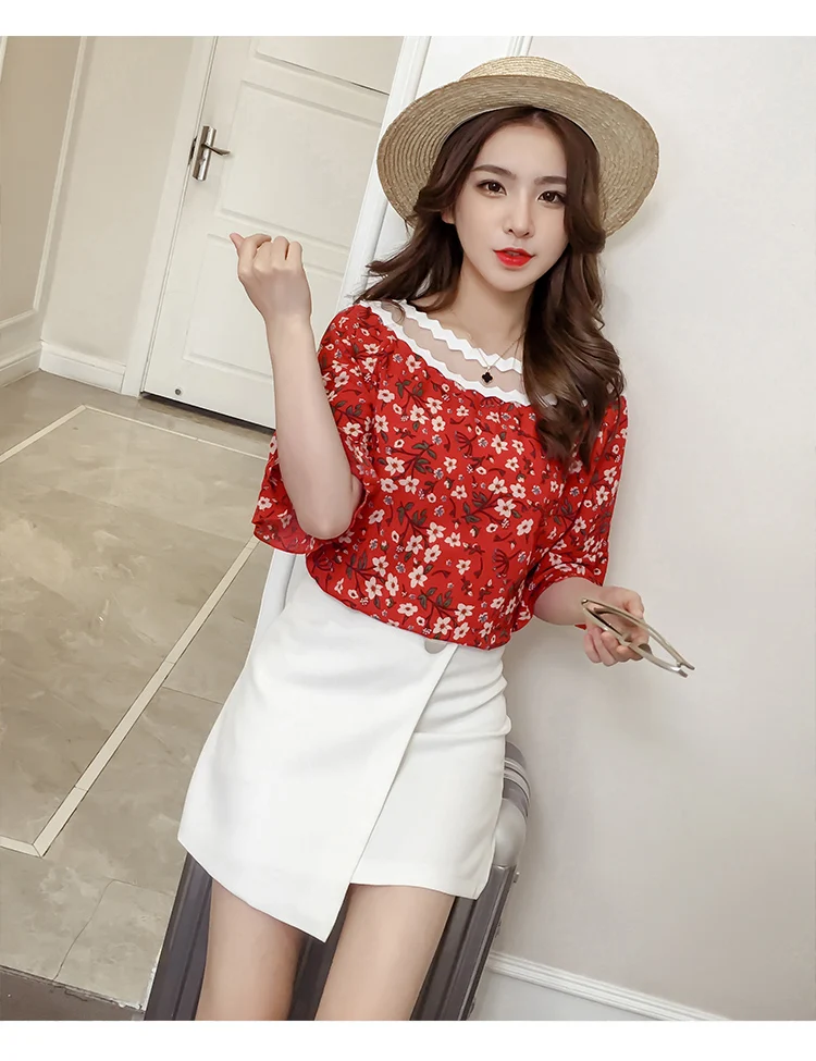 women blouse shirt flare sleeve summer women tops blusas plus size hollow 2018 fashion print chiffon women clothing 0056 30
women blouse shirt flare sleeve summer women tops blusas plus size hollow 2018 fashion print chiffon women clothing 0056 30
