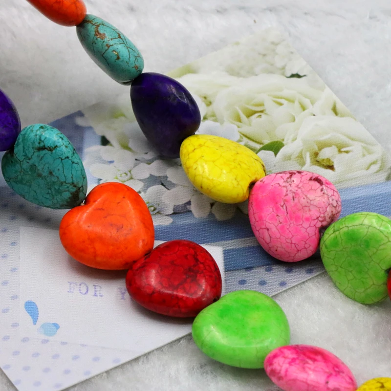 New Fashion!16mm Multicolor Turkey Stone heart shape loose beads 15" 2 piece/lot women jewelry making design
New Fashion!16mm Multicolor Turkey Stone heart shape loose beads 15" 2 piece/lot women jewelry making design