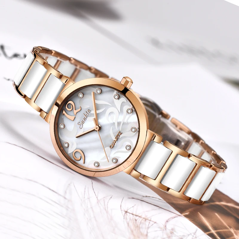 2019 SUNKTA Top Brand Luxury Ceramics Quartz Women Watches Waterproof Fashion Simple Watch Women Girl Clock Relogio Feminino+Box
2019 SUNKTA Top Brand Luxury Ceramics Quartz Women Watches Waterproof Fashion Simple Watch Women Girl Clock Relogio Feminino+Box