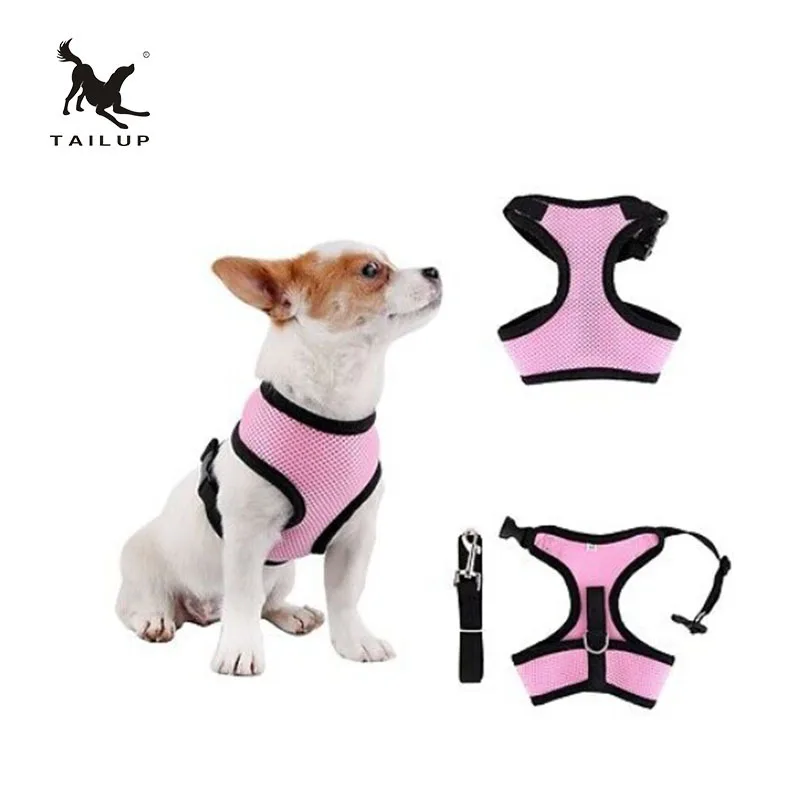 TAILUP Outdoor Pet Goods Breathable Mesh Vest Harness With Leash For Small Dogs Breakaway Puppies Collars
TAILUP Outdoor Pet Goods Breathable Mesh Vest Harness With Leash For Small Dogs Breakaway Puppies Collars