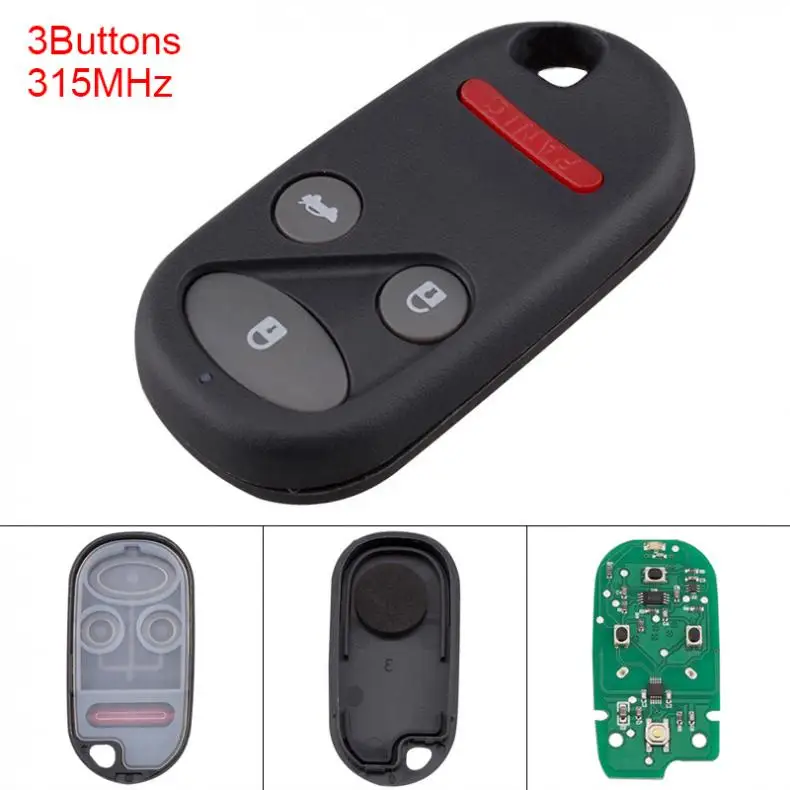 3 Buttons Remote Key Case Keyless Uncut Flip Car Key Fob with KOBUTAH2T and Battery for Honda Accord 1998 1999 2000 2001 2002
3 Buttons Remote Key Case Keyless Uncut Flip Car Key Fob with KOBUTAH2T and Battery for Honda Accord 1998 1999 2000 2001 2002