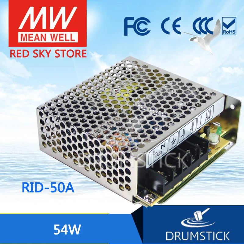patriotic MEAN WELL RID-50A meanwell RID-50 54W Dual Output Switching Power Supply
patriotic MEAN WELL RID-50A meanwell RID-50 54W Dual Output Switching Power Supply
