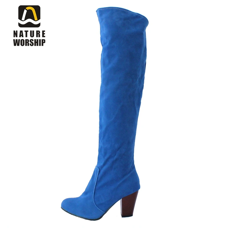 Fashion winter women shoes Square heel Solid Knight boots Round Toe Slip-On Nubuck Leather Over-the-Knee long boots size 34-43
Fashion winter women shoes Square heel Solid Knight boots Round Toe Slip-On Nubuck Leather Over-the-Knee long boots size 34-43
