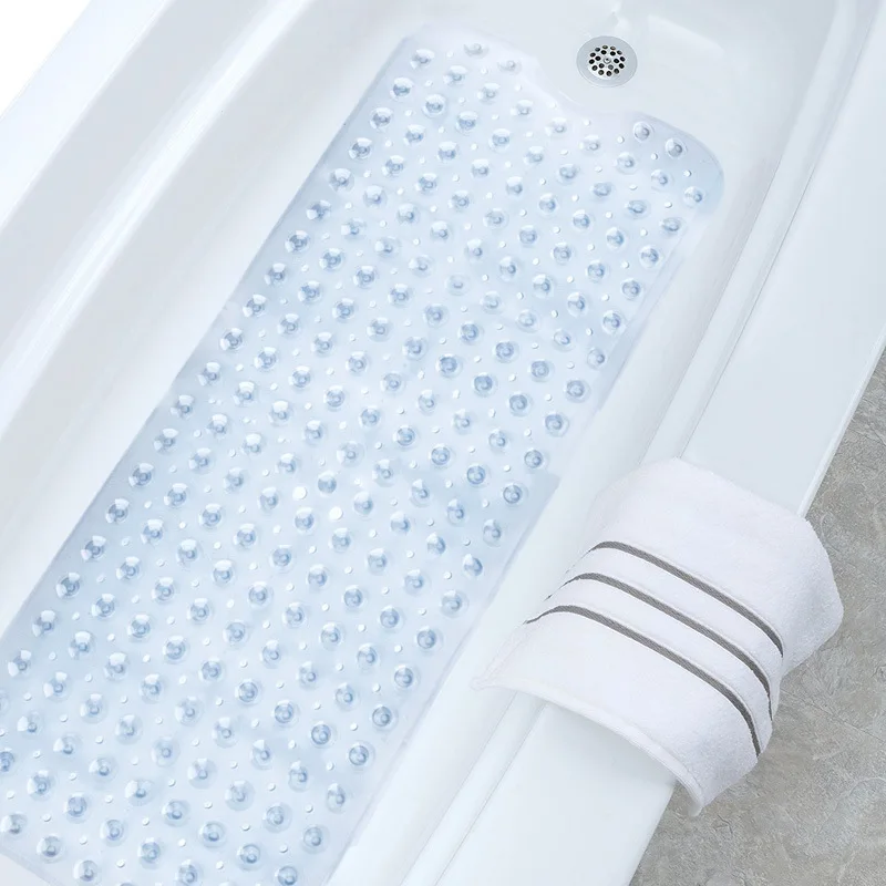 100*40cm large size PVC shower mat Bathroom bathtub with suction mat.Bathroom safety | Дом и сад