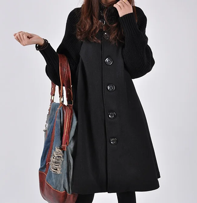 Autumn and winter new Korean version of the large size women in the long loose woolen coat cloak woolen windbreaker jacket
Autumn and winter new Korean version of the large size women in the long loose woolen coat cloak woolen windbreaker jacket