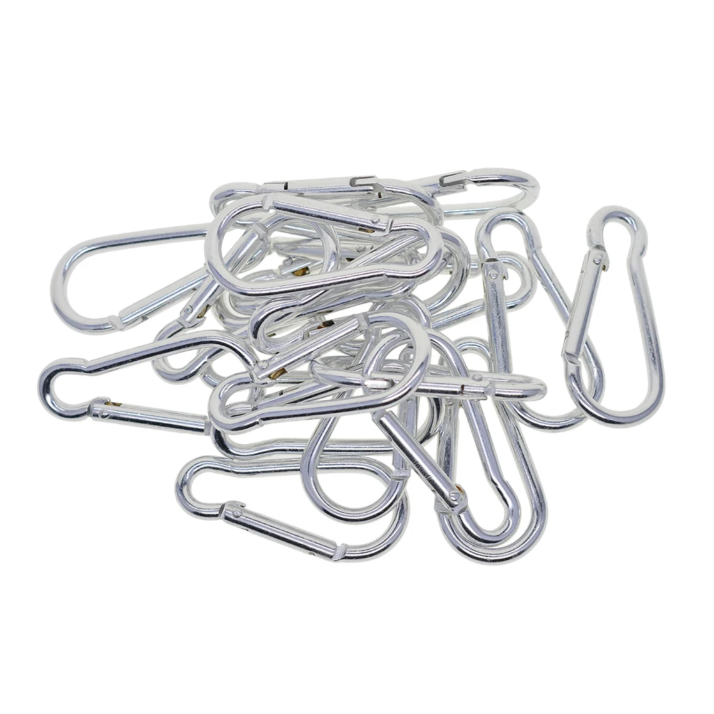20 Pieces D Shape Sports Camping Hiking Carabiner Buckle Snap Spring Clip Hooks D-ring Keychain Key Ring
20 Pieces D Shape Sports Camping Hiking Carabiner Buckle Snap Spring Clip Hooks D-ring Keychain Key Ring