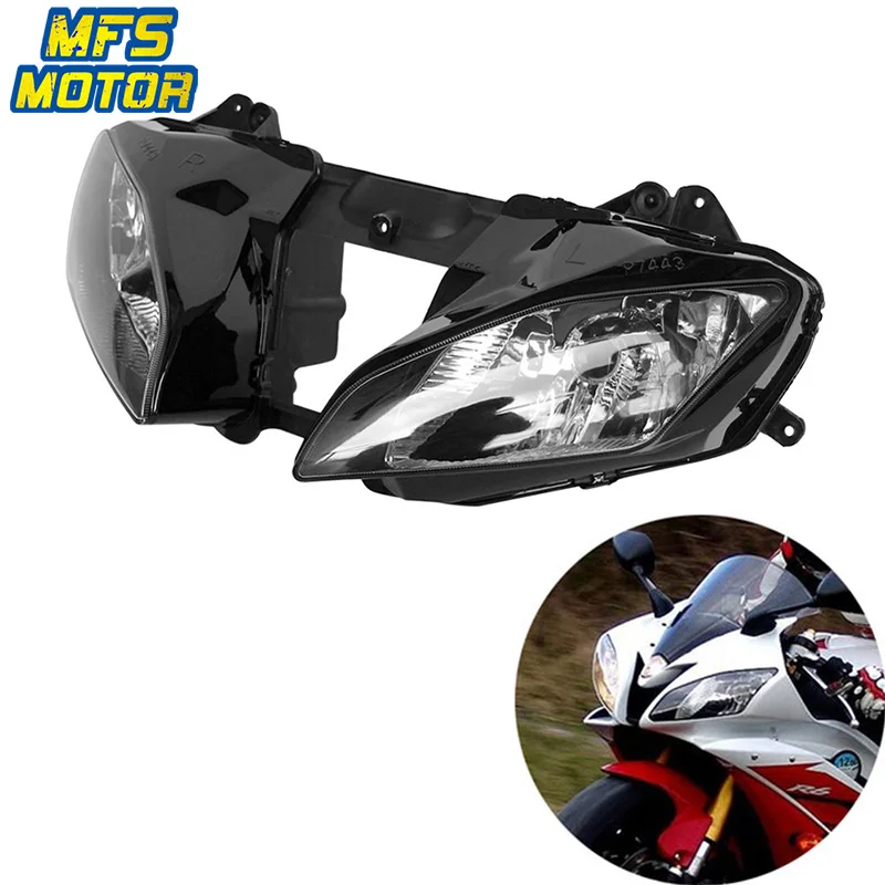 Передняя фара для мотоцикла 06-07 Yamaha YZF-R6 YZFR6 YZF R6, передняя фара в сборе, верхняя фара, корпус передней фары 2006 2007
Передняя фара для мотоцикла 06-07 Yamaha YZF-R6 YZFR6 YZF R6, передняя фара в сборе, верхняя фара, корпус передней фары 2006 2007