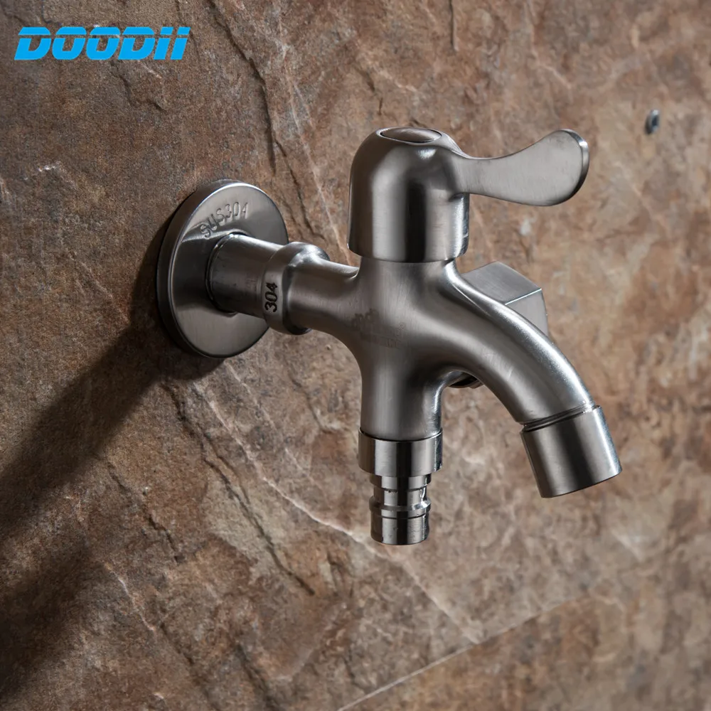 Doodii 304 Stainless Steel Washing Machine Faucet Double Use Bibcock Laundry Mop Pool Tap Dual Handles Washing Machine Taps
Doodii 304 Stainless Steel Washing Machine Faucet Double Use Bibcock Laundry Mop Pool Tap Dual Handles Washing Machine Taps