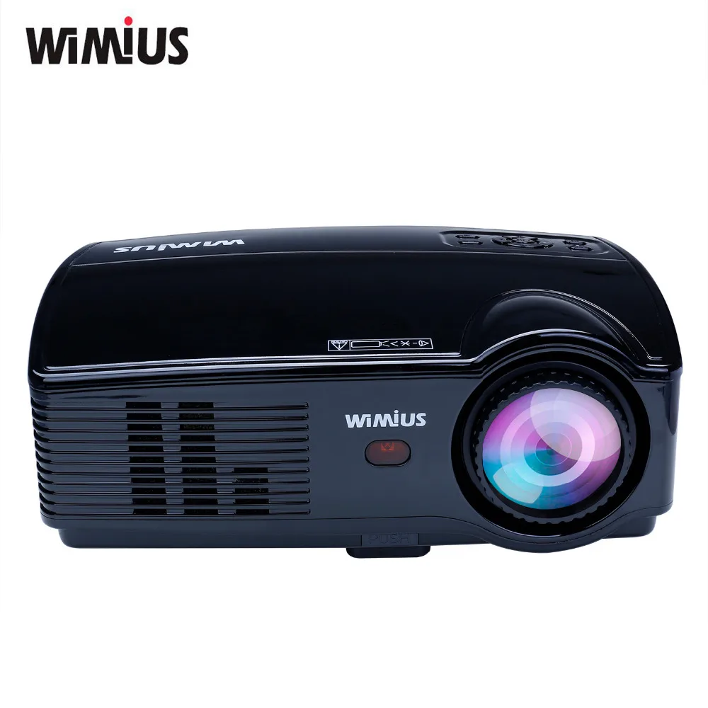 Wimius T4 5.8 дюймовый ЖК-Проектор 3200 люмен Поддержка 1920x1080 Full HD проектор Для Видео Игр