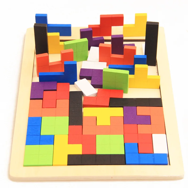 Hot Sale Kids Educational Montessori Wooden Tetris Game Jigsaw Puzzles Geometric Shape Slide Building Puzzle Children's Day Gift
Hot Sale Kids Educational Montessori Wooden Tetris Game Jigsaw Puzzles Geometric Shape Slide Building Puzzle Children's Day Gift