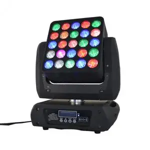 25x10 Вт RGBW 4в1 клуб DJ Дискотека LED сценическое освещение матричный луч движущаяся