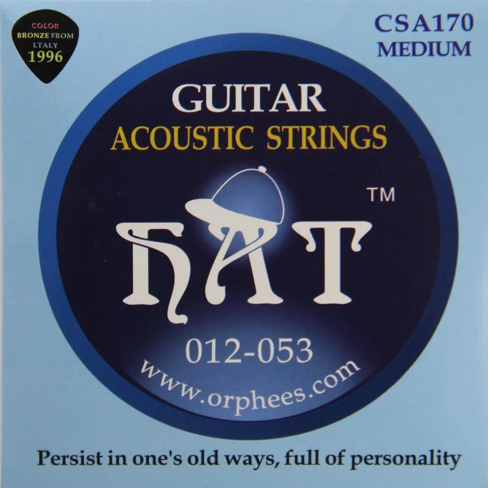 Orphee CSA170 acoustic guitar string color bronze Strings medium string 6pcs/set guitar accessories
Orphee CSA170 acoustic guitar string color bronze Strings medium string 6pcs/set guitar accessories