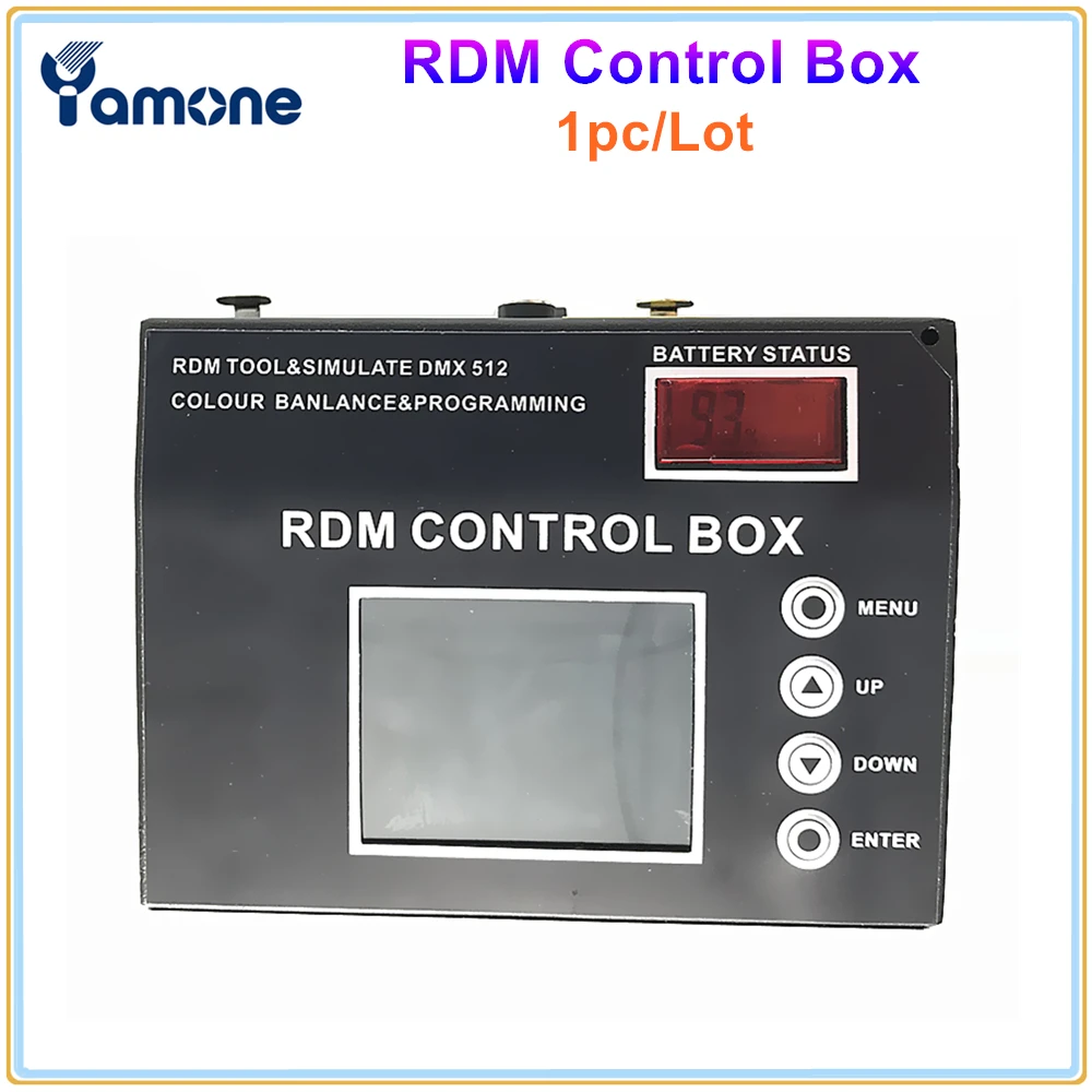 1pc/Lot New Small Size RDM Control Box Remote Change DMX Address DMX 512 Support Update Remote Programming Controller Device
1pc/Lot New Small Size RDM Control Box Remote Change DMX Address DMX 512 Support Update Remote Programming Controller Device