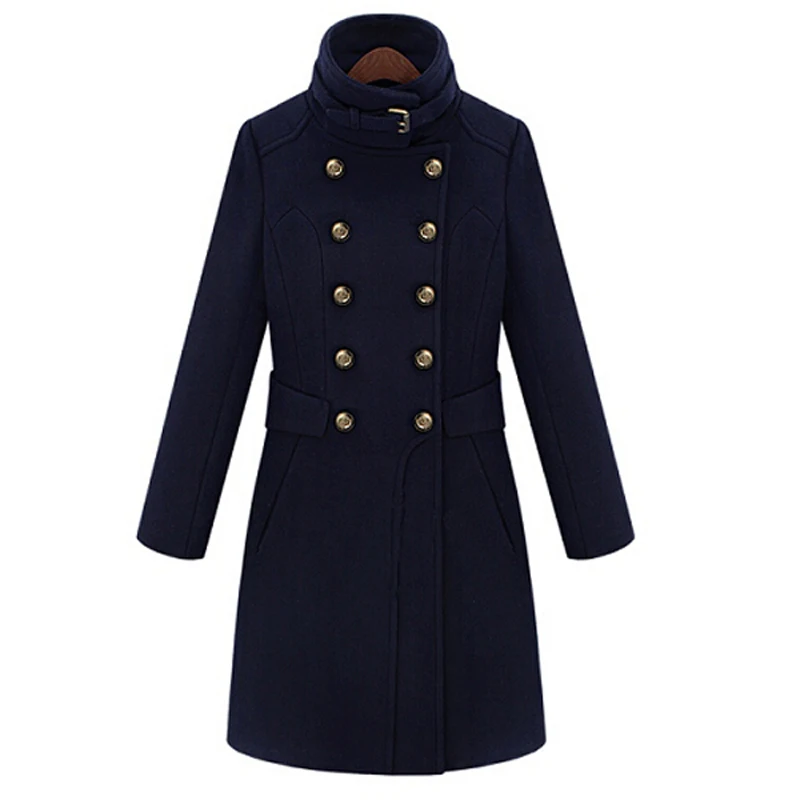 Savabien Long Coats Winter Women Vintage Double Breasted Long Sleeve Lapel Wool Coat Elegant Office Warm Overcoat Female Coats
Savabien Long Coats Winter Women Vintage Double Breasted Long Sleeve Lapel Wool Coat Elegant Office Warm Overcoat Female Coats