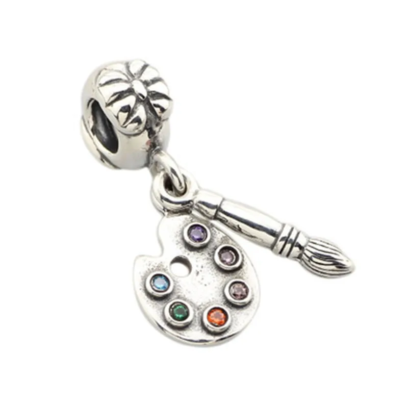 Genuine 925 Sterling Silver Colorful Rhinestones Accessories Pigment Plate Charm Beads Gifts For Painter
Genuine 925 Sterling Silver Colorful Rhinestones Accessories Pigment Plate Charm Beads Gifts For Painter